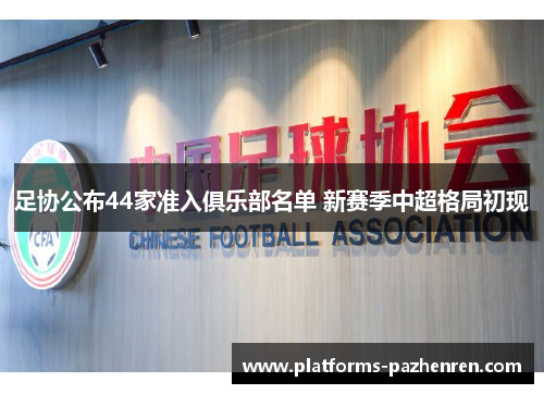 足协公布44家准入俱乐部名单 新赛季中超格局初现